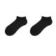 Pure cotton black Ankle Socks
